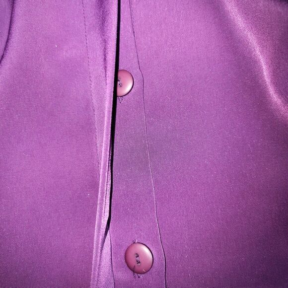 Roamans purple 2pc flowing pants set - Picture 11 of 11